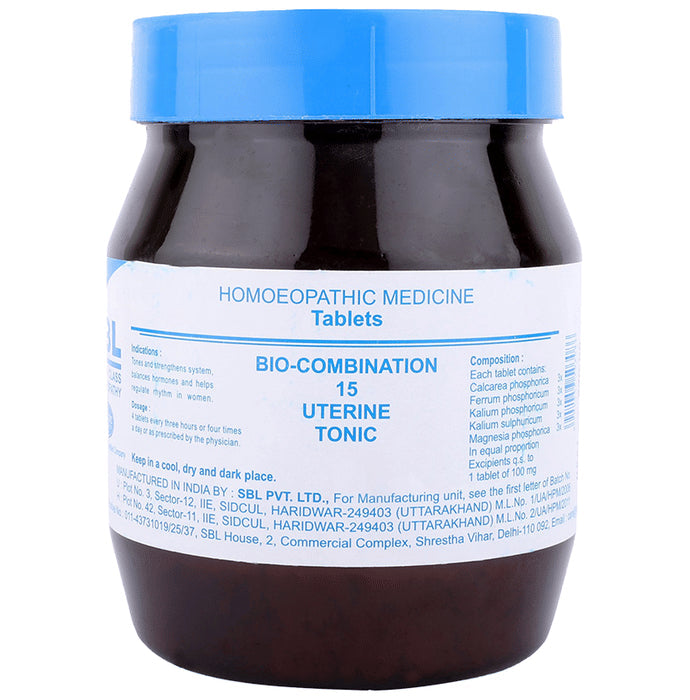 SBL Homeopathy Bio Combination 15 Uterine Tonic - Distacart
