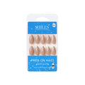 shills professional reusable press on nails almond spn623