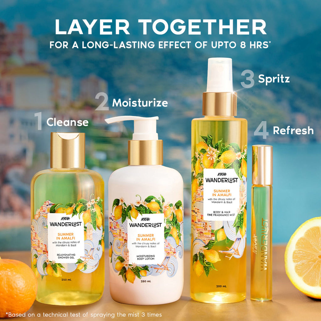 Wanderlust Shower Gels - Summer In Amalfi