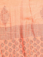HERE&NOW Ethnic Motifs Printed Thread Work Angrakha Kurta with Palazzos & Dupatta