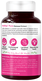 Bliss Welness Women's Wellness Shatavari Biopiperine Veg Tablet