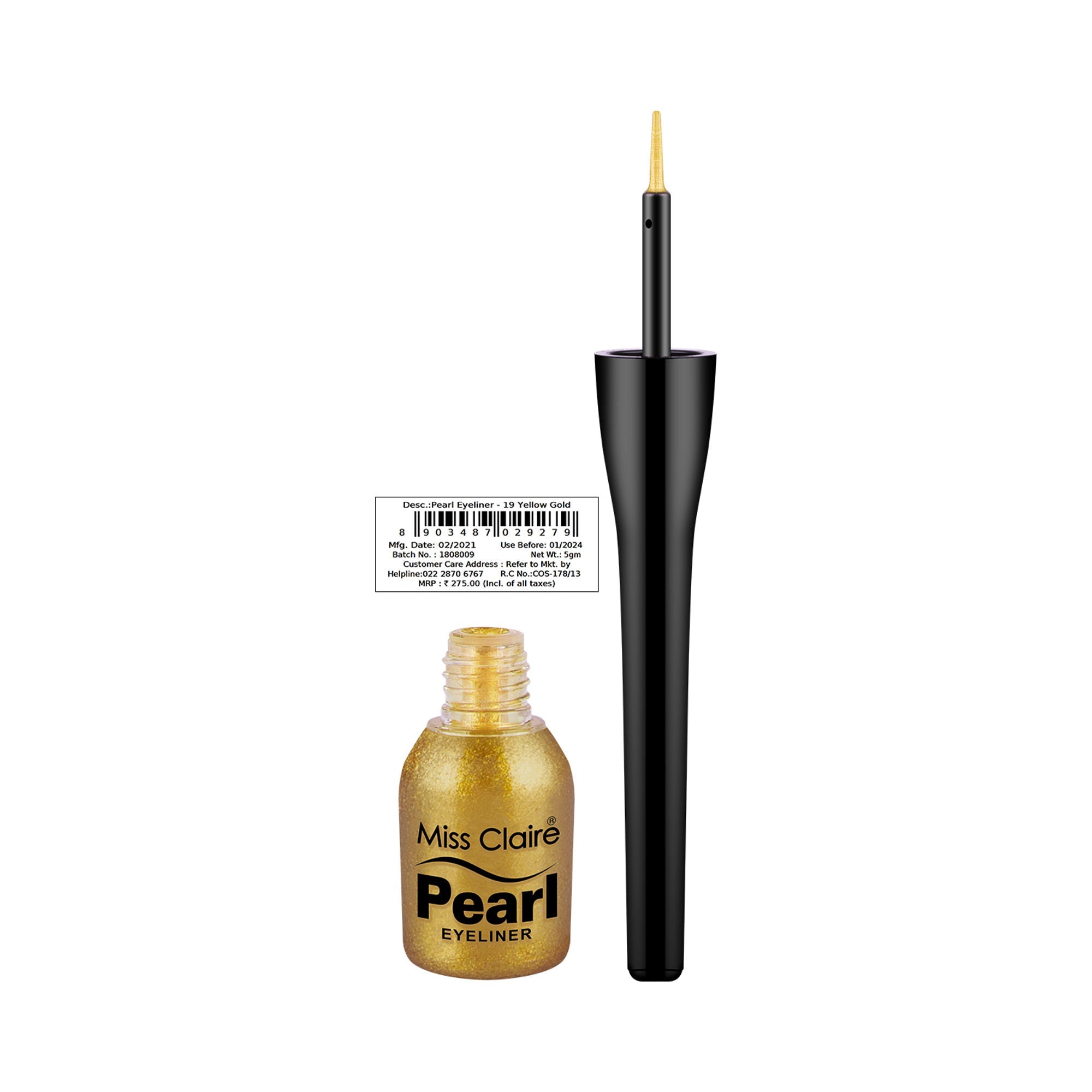 Miss Claire Pearl Eyeliner - 19 Yellow Gold - Distacart