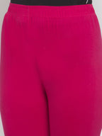 TAG 7 Women Pack Of 2 Solid Churidar-Length Leggings