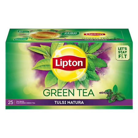 Lipton Tulsi Natura Green Tea Bags