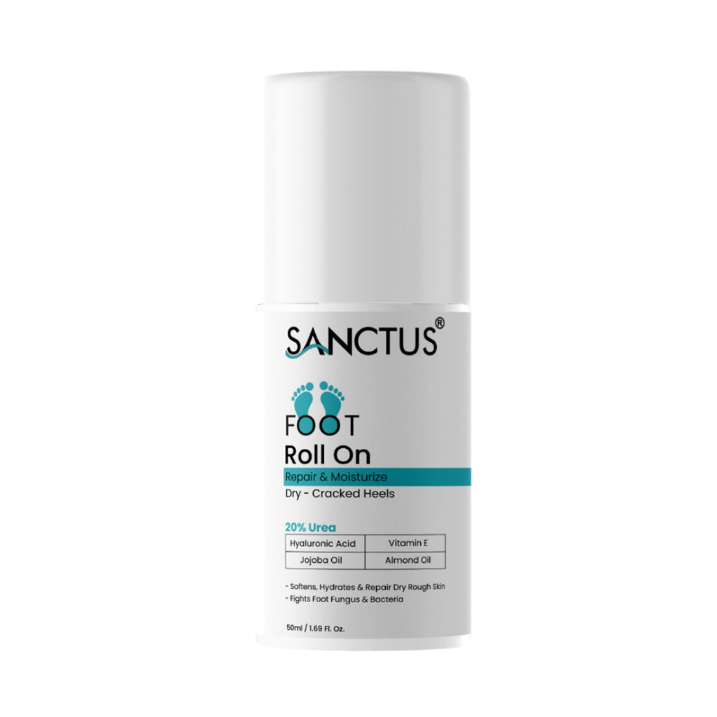 SANCTUS 20% Urea & Hyaluronic Foot Cream Roll On