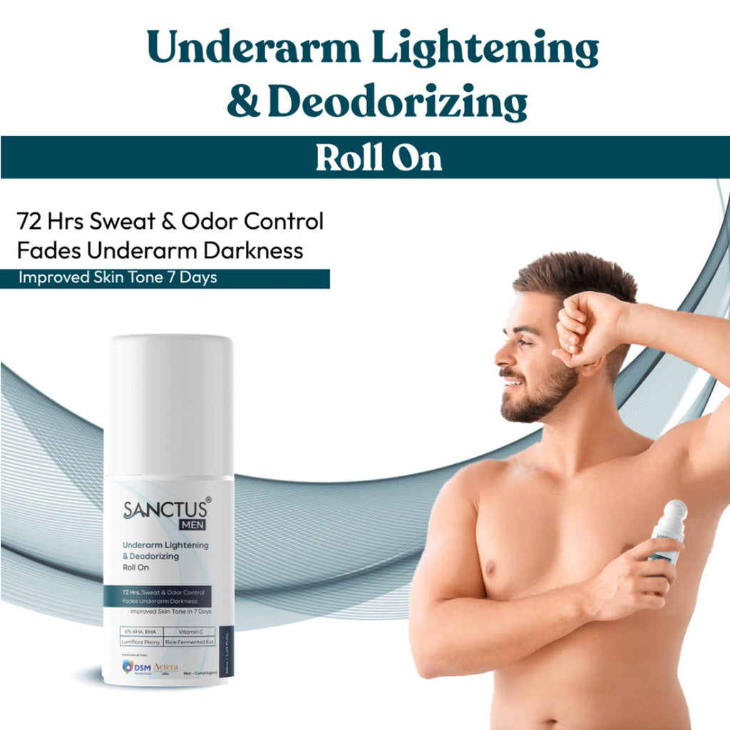 SANCTUS 6%AHA BHA Underarm Roll On For Men - Distacart