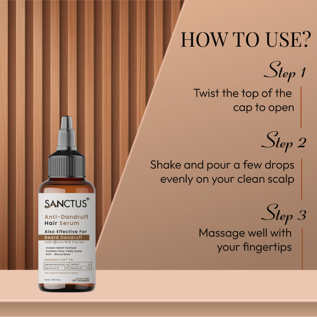 SANCTUS 4% Dandelix Pro Anti-Dandruff Hair Serum For Scalp