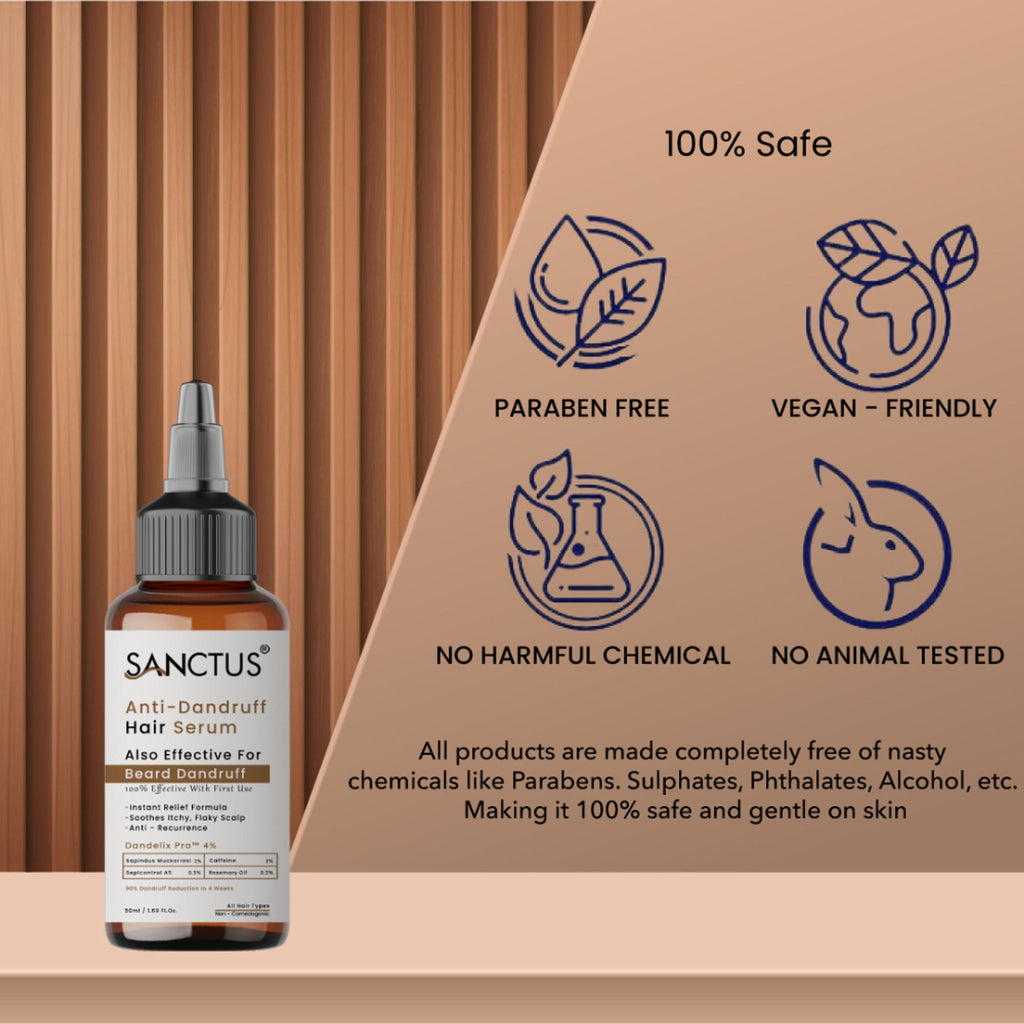 SANCTUS 4% Dandelix Pro Anti-Dandruff Hair Serum For Scalp