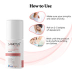 SANCTUS 6%AHA BHA Underarm Roll On For Women - Distacart