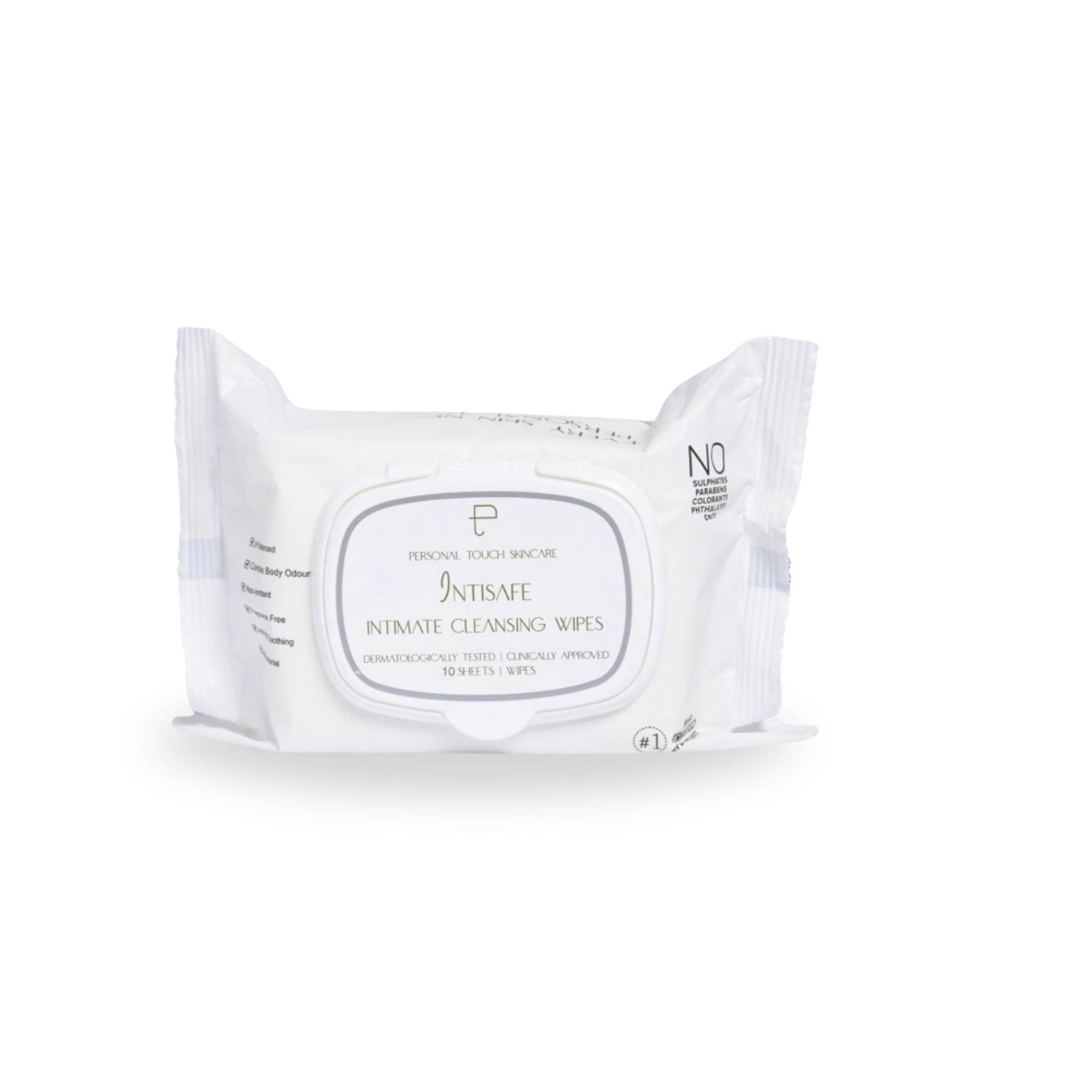 Personal Touch Skincare Skincare Intisafe Intimate Cleansing Wipes - Distacart