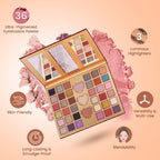 Shopaarel Heartbeat Eyeshadow & Highlighter Palette