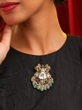 Ruby Raang Mint Emerald Brooch