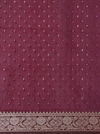 Saree Mall Maroon Woven Design Zari Silk Blend Banarasi Saree - Distacart