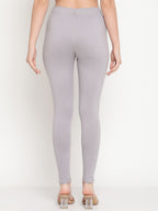 TAG 7 Women Set of 2 Blue & Grey Ankle Length Leggings