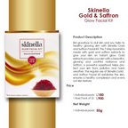 Skinella Gold and Saffron Glow Facial Kit 7 steps