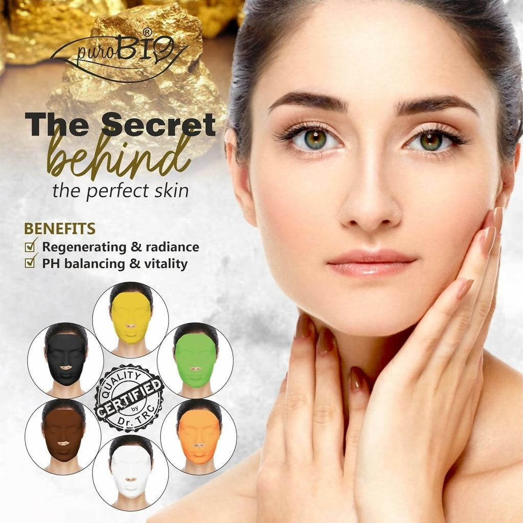 Purobio Algae Peel Off Face Mask 24k gold Facial Mask