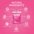 Purna Gummies Multivitamin Strawberry Gummies with Vitamins & Minerals