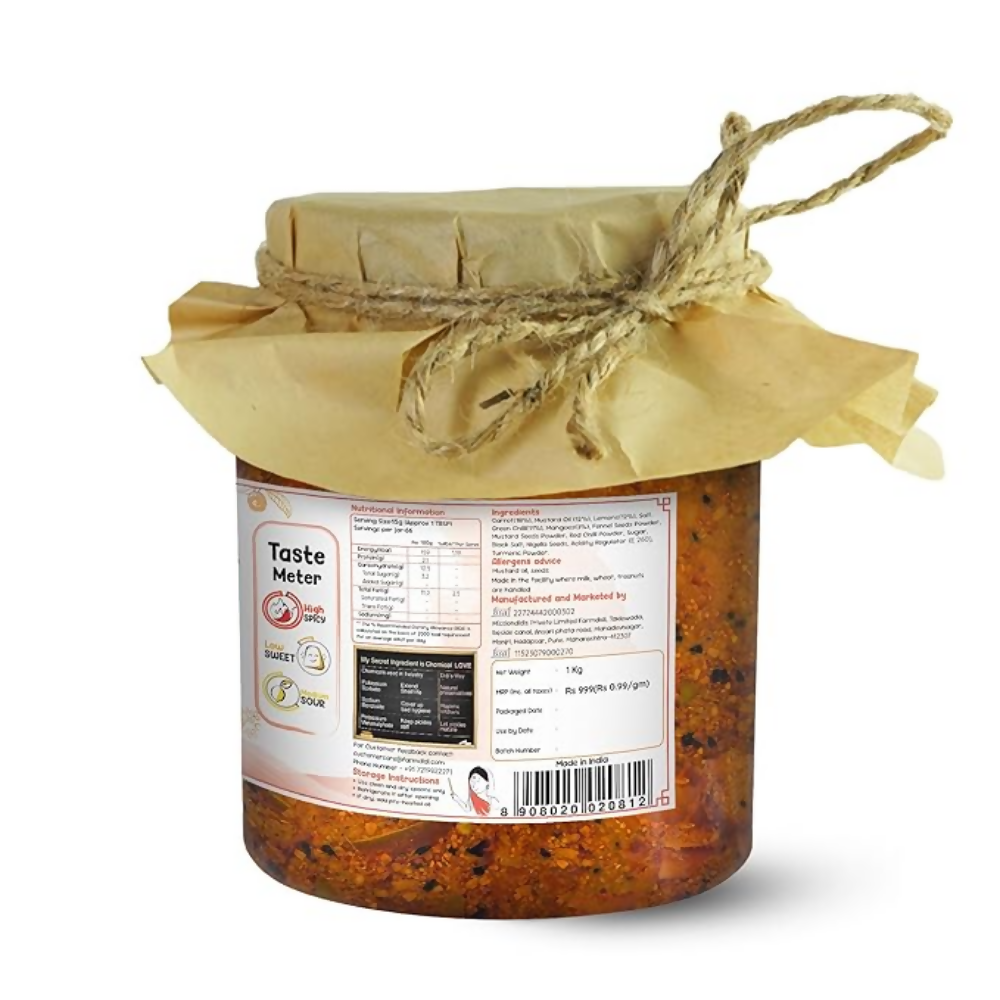FarmDidi Sweet Mango Pickle with Jaggery - Sweet Mango