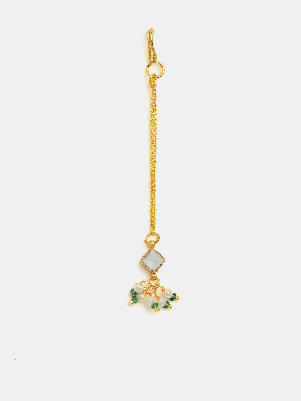Ruby Raang Jhumka Drop Tikka - Distacart