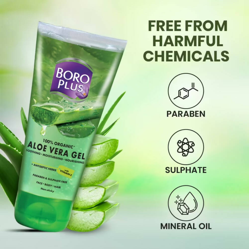 Boroplus 100% Organic Aloe Vera Gel - Distacart