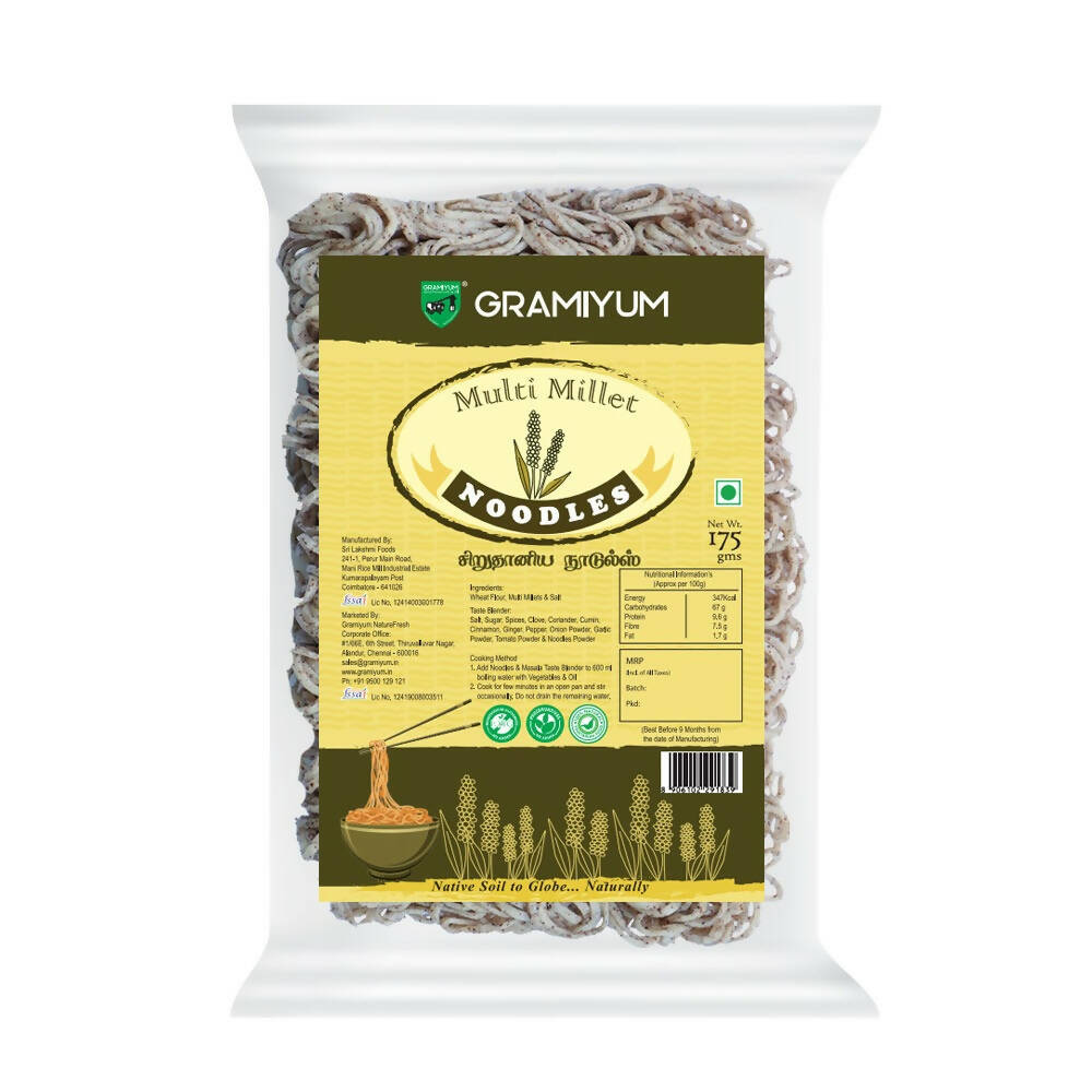 Gramiyum Mixed Millet Noodles – Sirudhaniya Noodles - Distacart