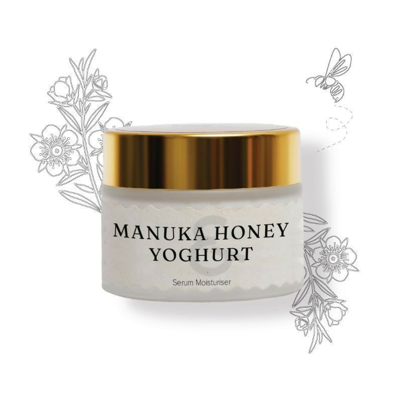 Dromen & Co Manuka Honey & Yoghurt Serum Moisturiser - Hydrates & Deep Nourishes, Reduces Wrinkles