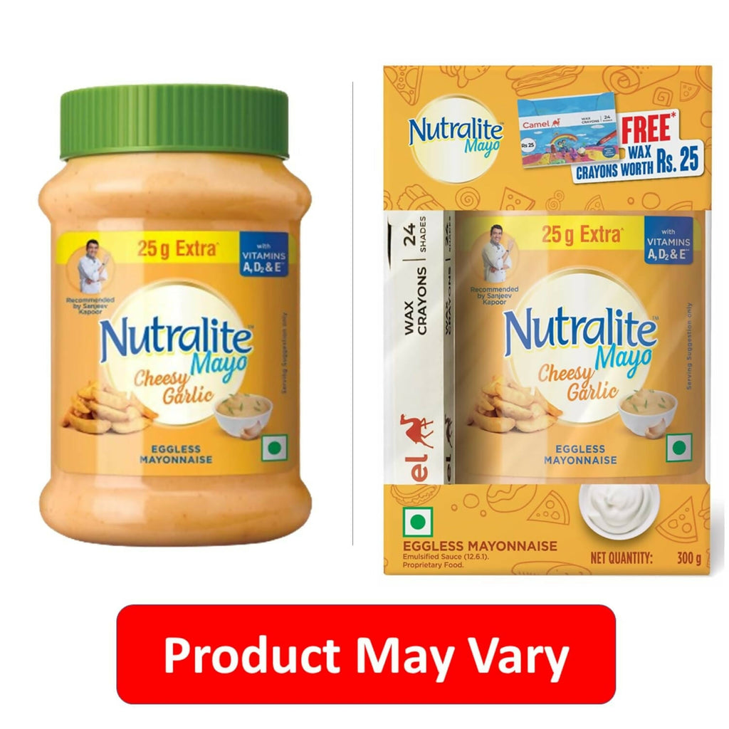 Nutralite Mayo Cheesy Garlic|Eggless Mayonnaise