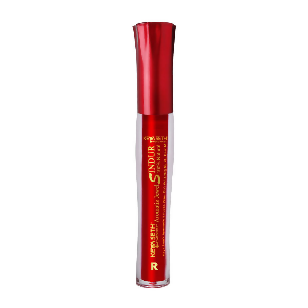 Keya Seth Aromatherapy 100% Natural Liquid Sindoor - Red - Distacart