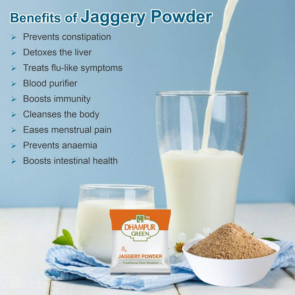 Dhampur Green Jaggery Powder Sachets - Distacart