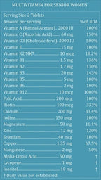 Purayati Multivitamin Tablets for Senior Women