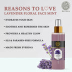 Buddha Natural Lavender Facial Mist Toner - For Instant Glow and Hydration Men & Women