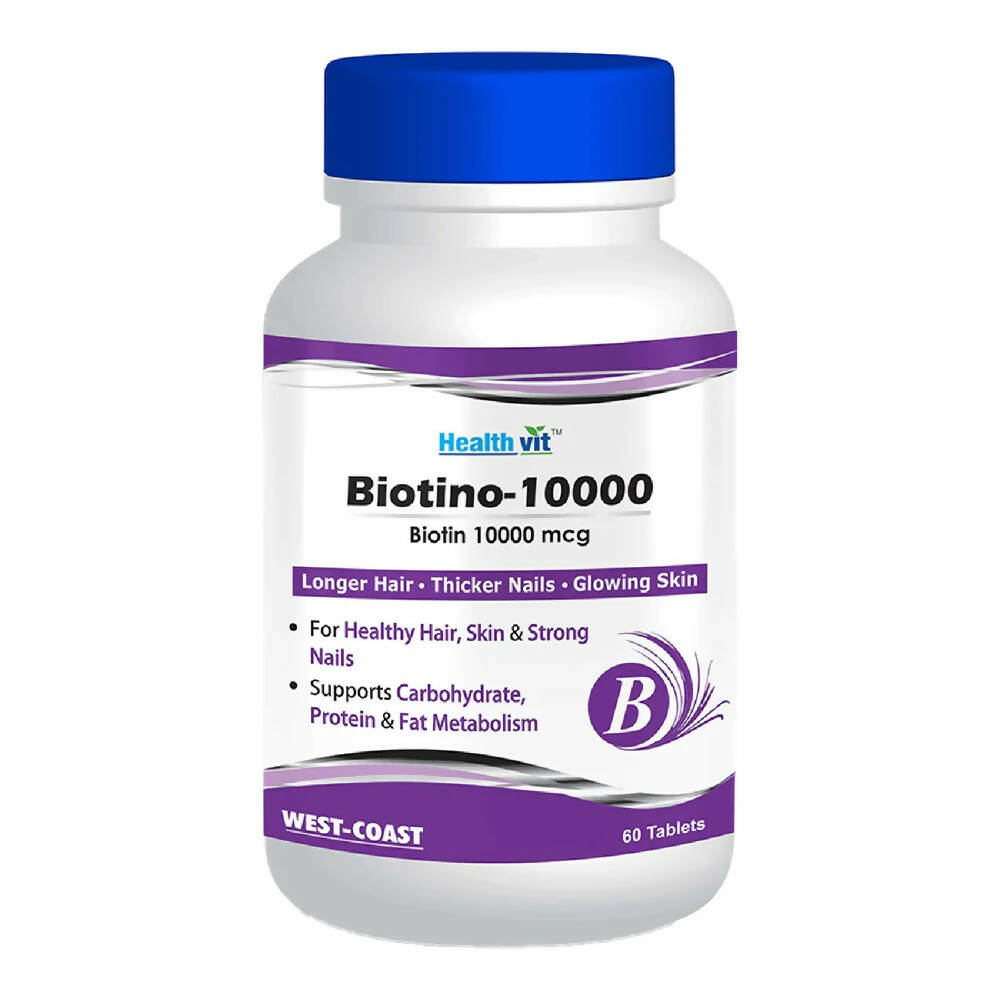 Healthvit Biotino-10000 Tablets - Distacart