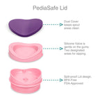 Vaya Drynk Kid'S Stainless Steel Tumbler With Spill-Proof Pediasafe Lid - 350ml (Pink)