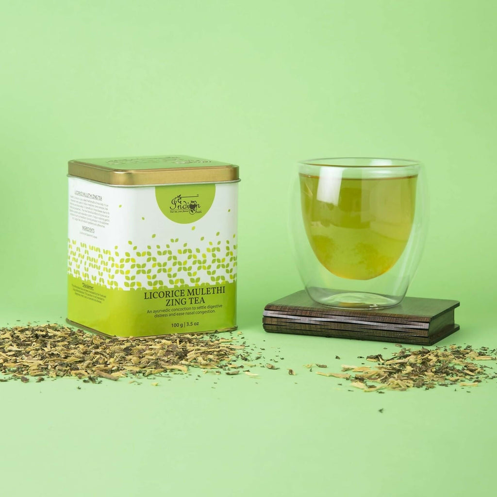 The Indian Chai - Licorice Mulethi Zing Ayurvedic Tea - Distacart