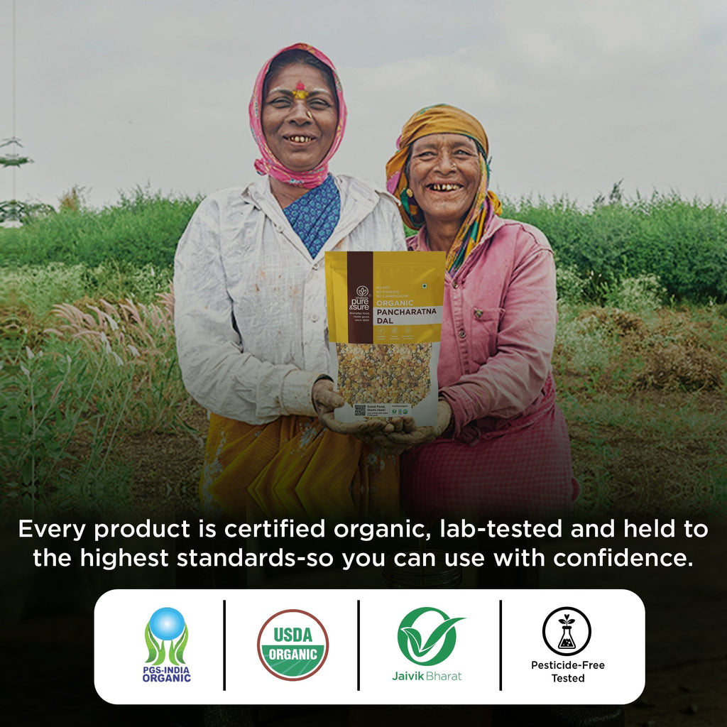 Pure & Sure Organic Pancharatna Dal - Distacart