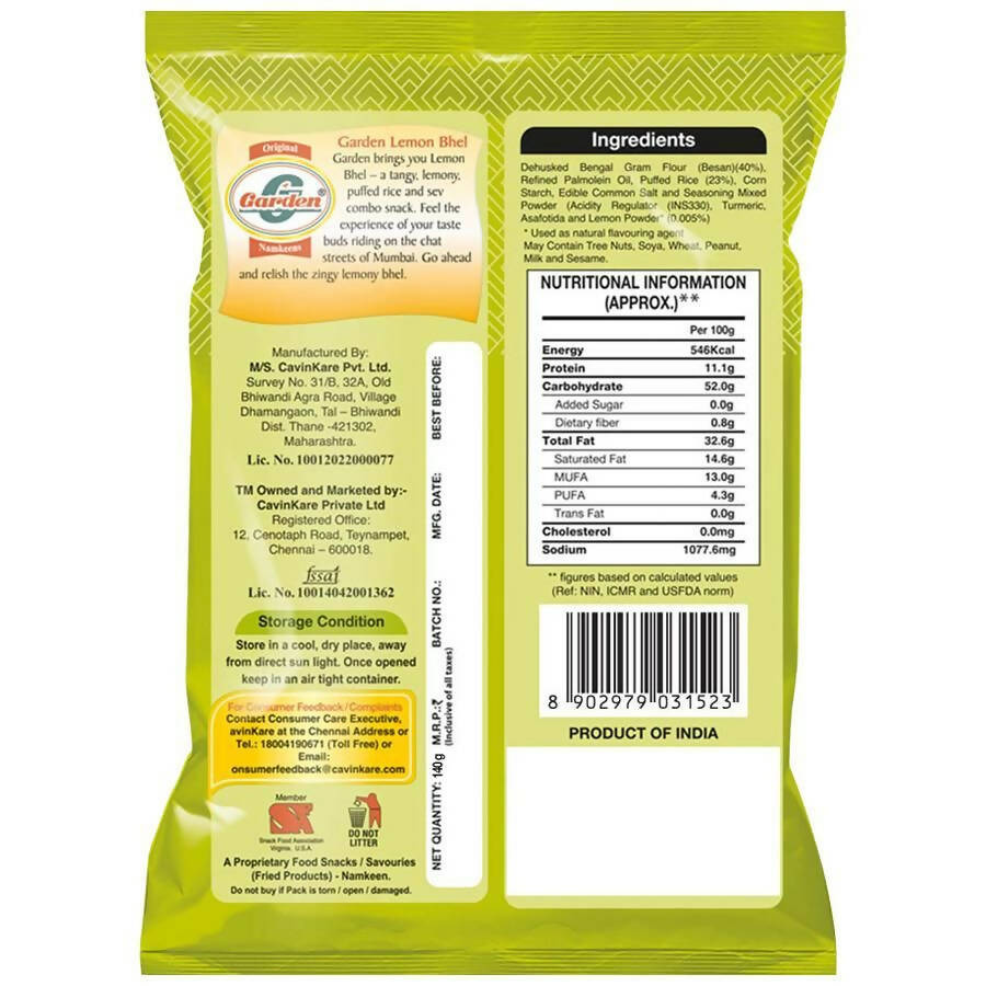 Garden Lemon Bhel Mumbai Special - Distacart