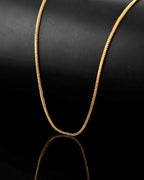 VOJ Gold-Polished Snake Chain For Women