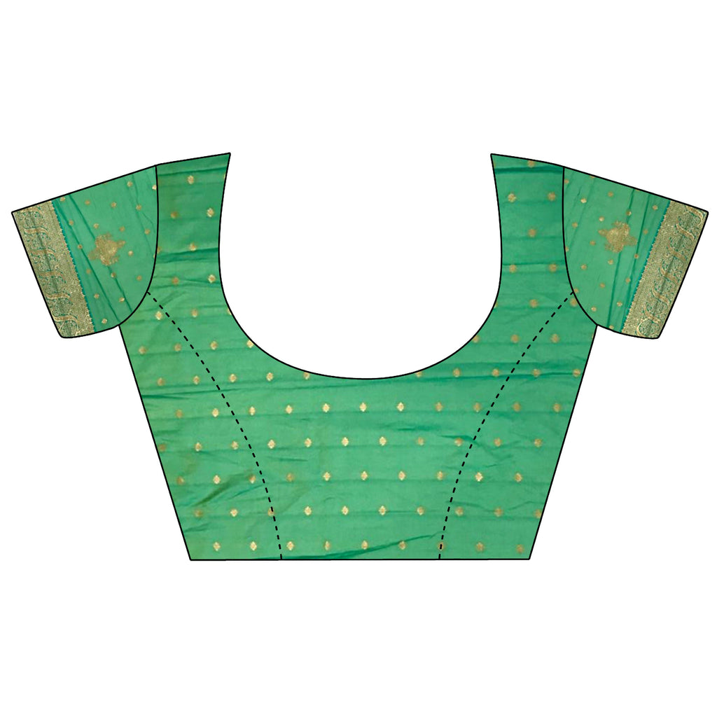 Joban Fashion Peach Banarasi Soft Silk Woven Saree - Distacart
