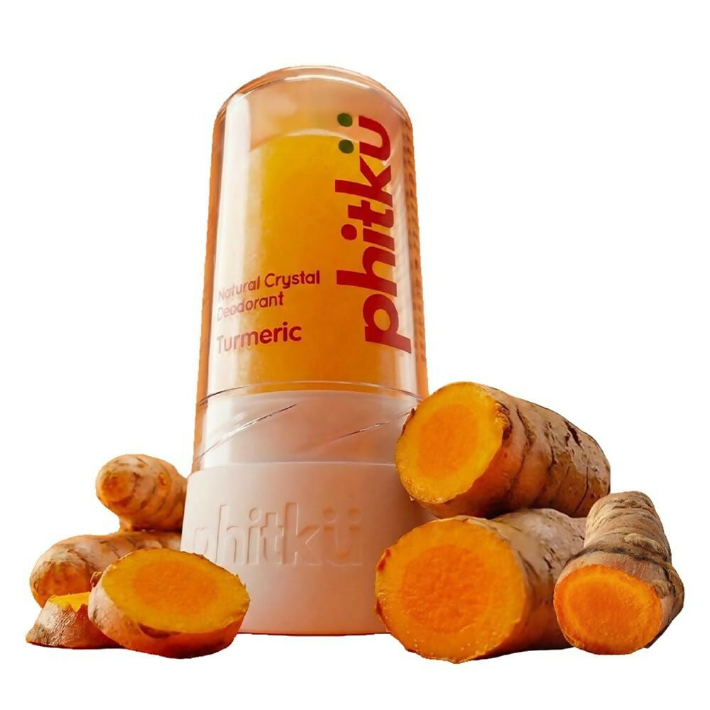 Phitku Crystal Roll On Deo with Turmeric - Distacart