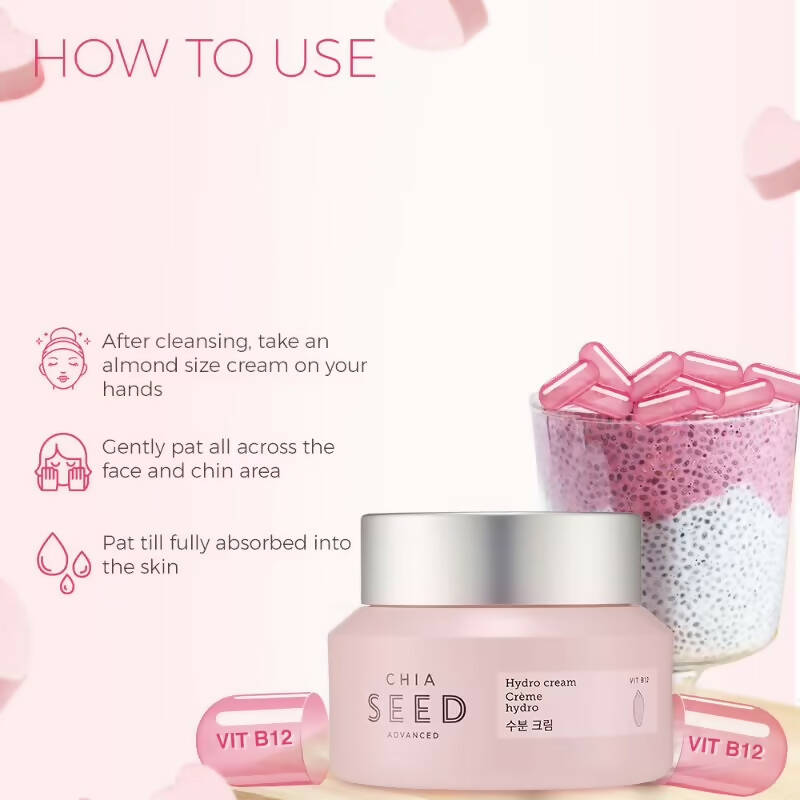 The Face Shop Chia Seed Hydro Cream - Korean Skincare