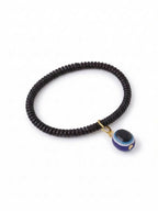 NVR Black Evil Eye Spring Ring Bracelet for Men & Women - Distacart