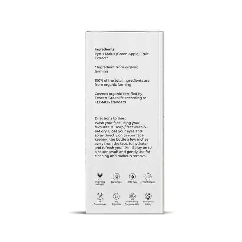 Juicy Chemistry Green Apple Water Toner for Youthful Skin