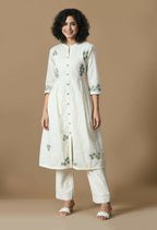 Joban Fashion White Cotton Kurta Set