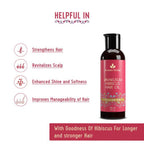 Avimee Herbal Javakusum Hibiscus Hair Oil With Coconut, Amla, Pomegranate Seed Oil & Hibiscus Extract