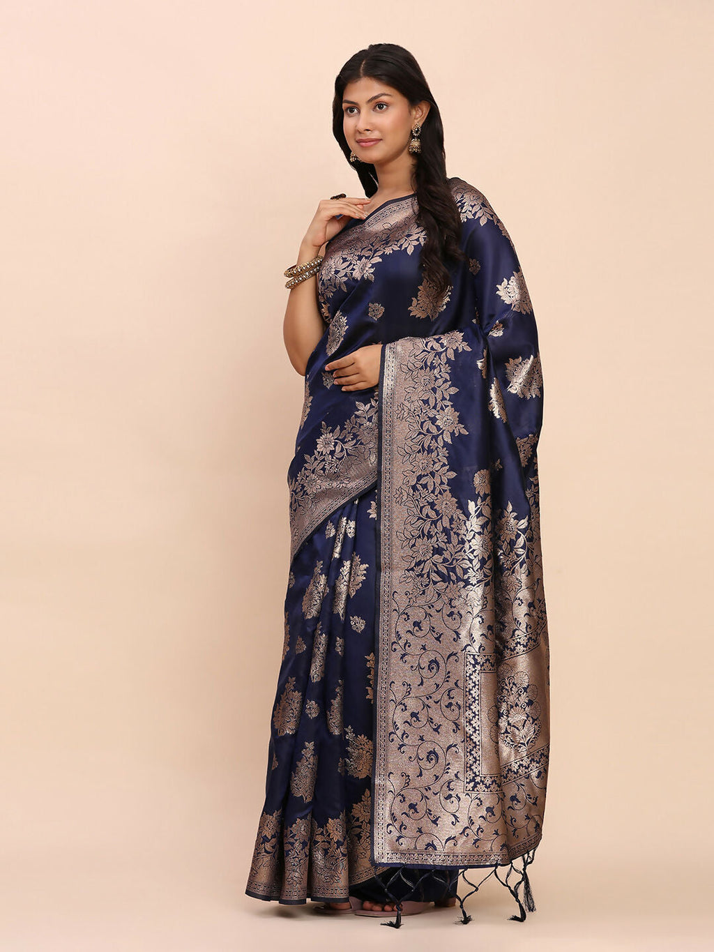 Shree Shyam Fashion Banarasi Silk Saree - Distacart