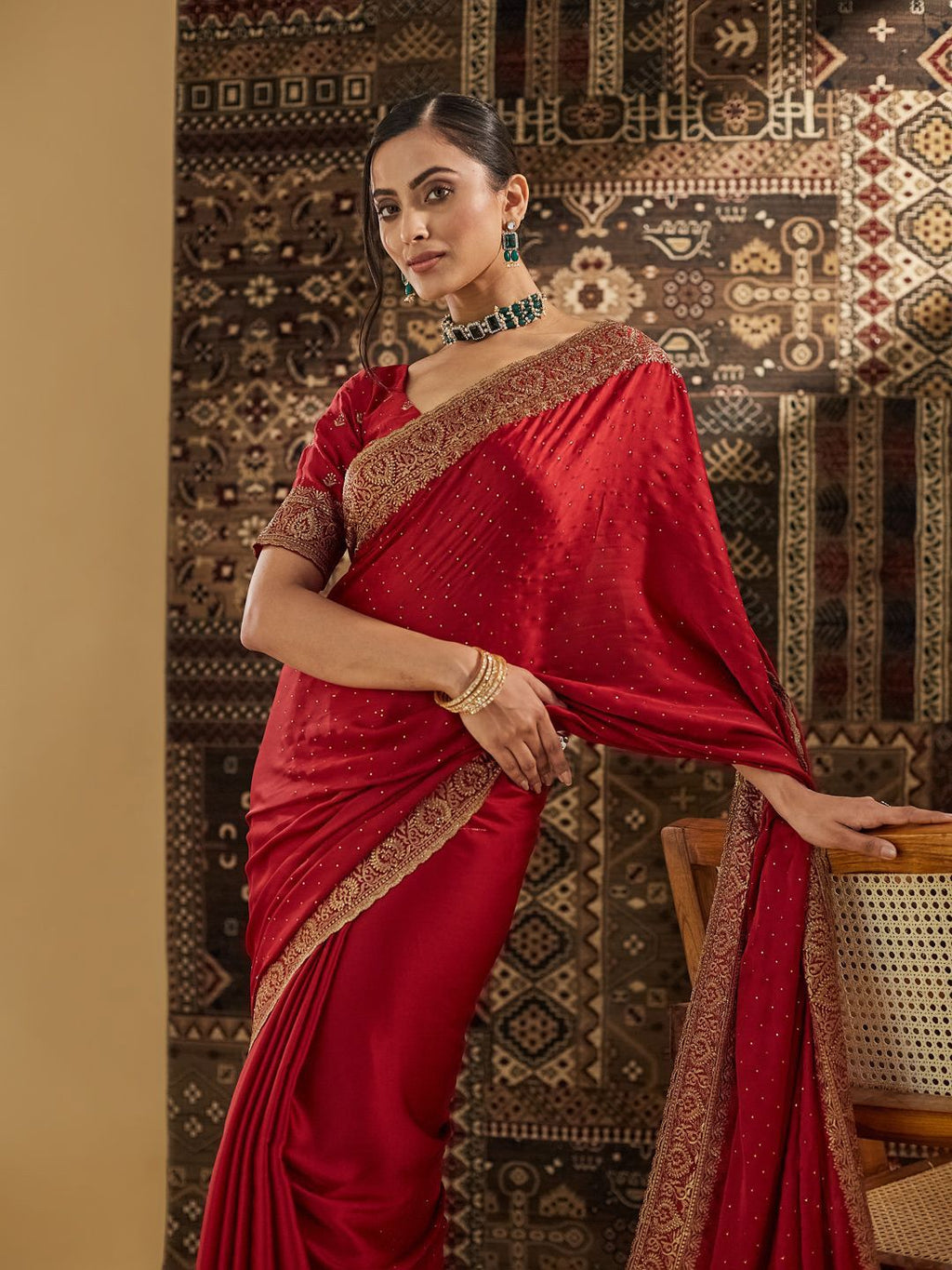 kasee Embellished Zari Pure Silk Saree