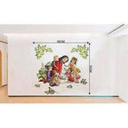 Lord Jesus with Kids Wall Sticker