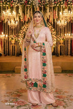 Anaita Pink Georgette Stitched Suit With Embroidery & Sequence Work - Distacart
