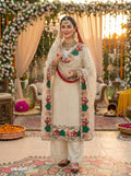 Anaita Beige Georgette Stitched Suit With Embroidery & Sequence Work - Distacart