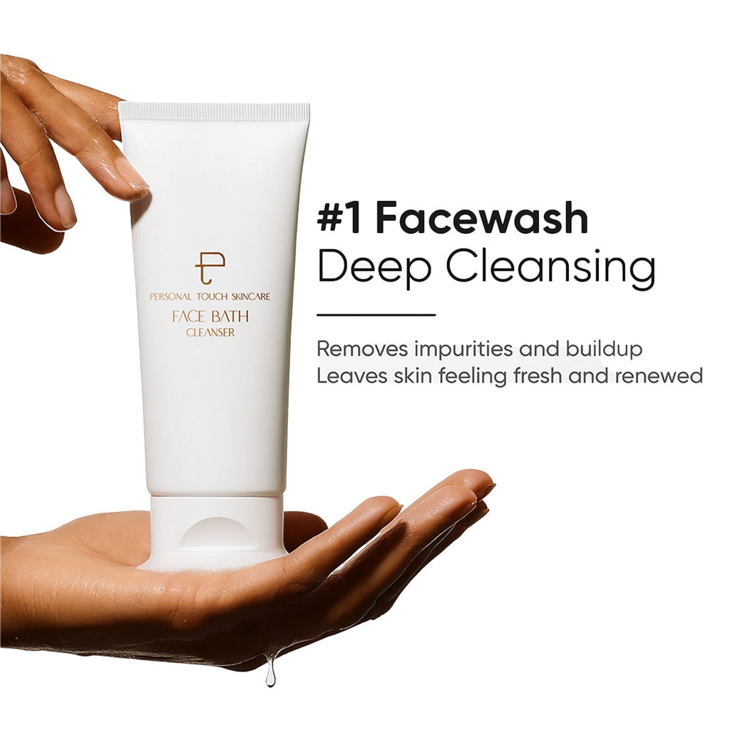 Personal Touch Skincare Facebath Deep Cleansing Milk Peptides Facewash With Niacinamide & Salicylic Acid